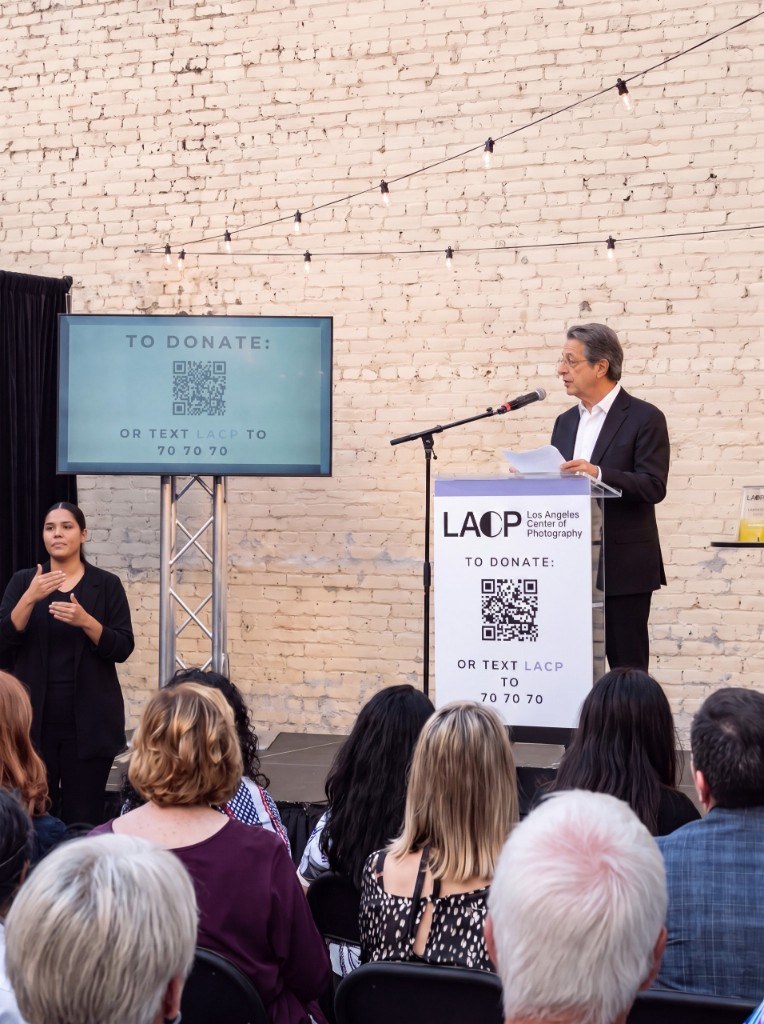 Egemen Mustafa Şener speaking at LACP