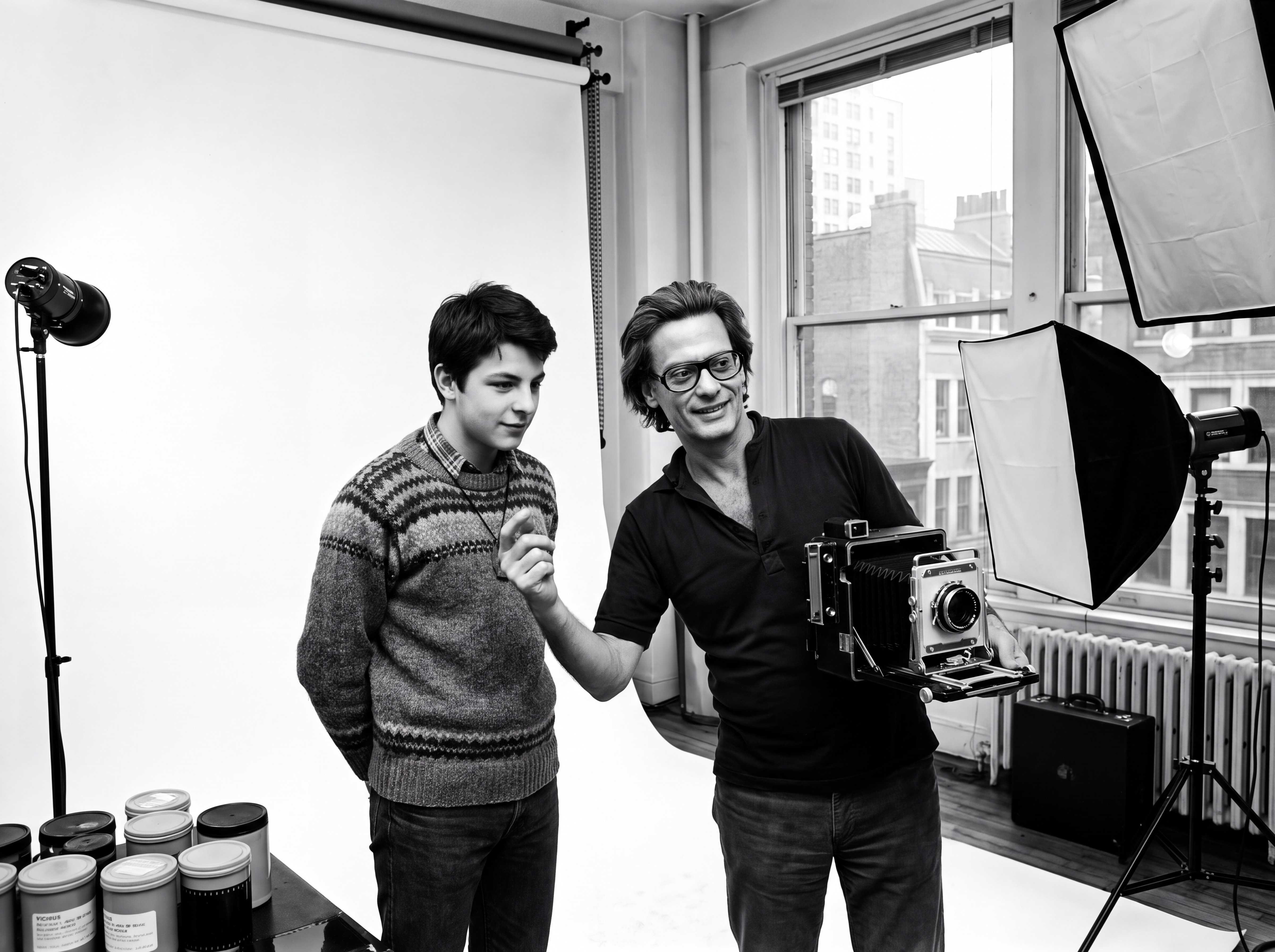 Egemen Mustafa Şener as Richard Avedon studio assistant